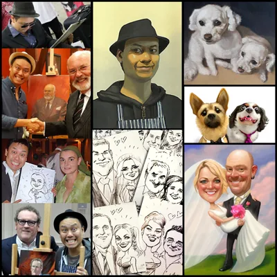 Caricatures by Mark Heng
